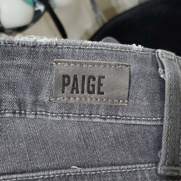 Paige Verdugo Ankle with Raw Ankles in Dark Grey Size 28 - Picture 10 of 16